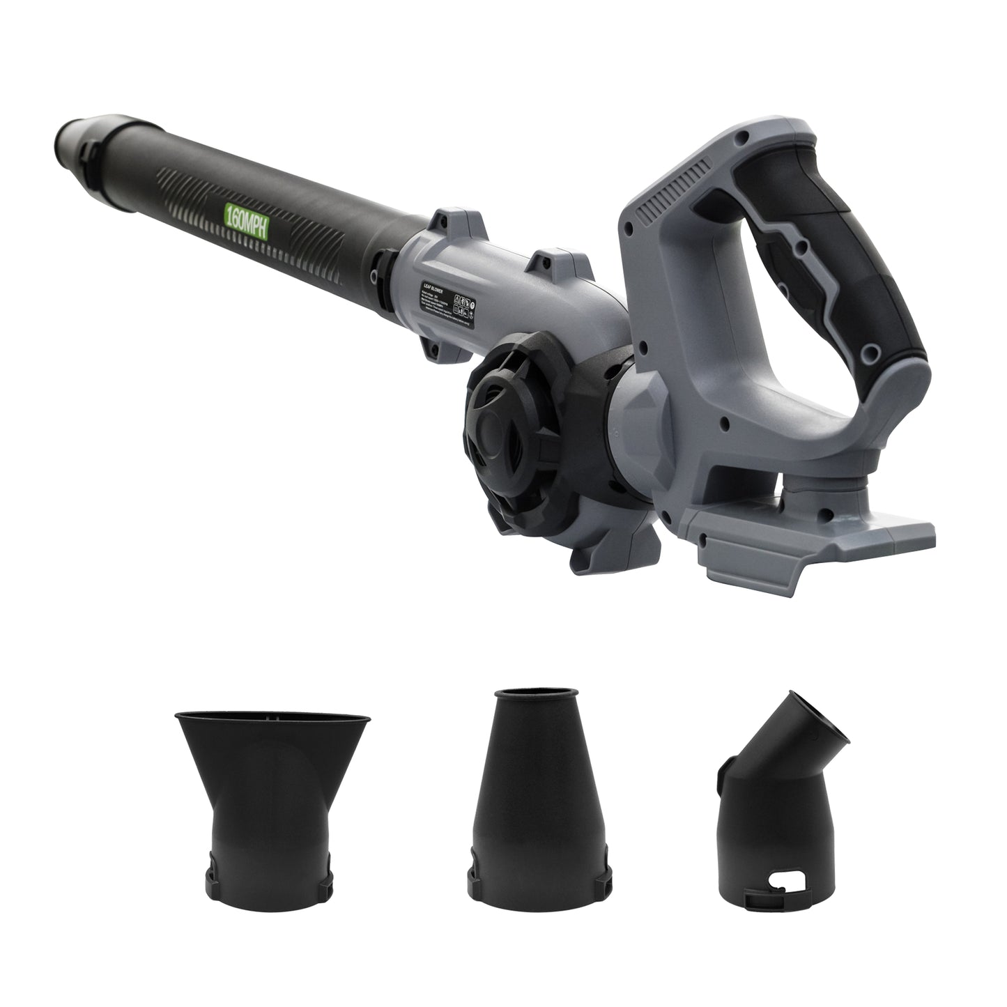 Fixdono Cordless Leaf Blower 190CFM/160MPH Electric Leaf Blower Compatible with 20V Battery, 3 Speed Modes, Lightweight Battery Powered Blowers for Lawn Care (Tool Only)