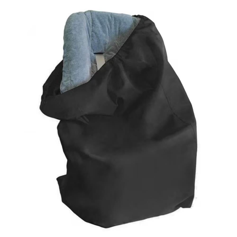 Fixdono Car Seat Travel Bag for Airplane, Easy Carry Durable Gate Check Bag, Carseat Cover for Air Travel, Black 1 Pack
