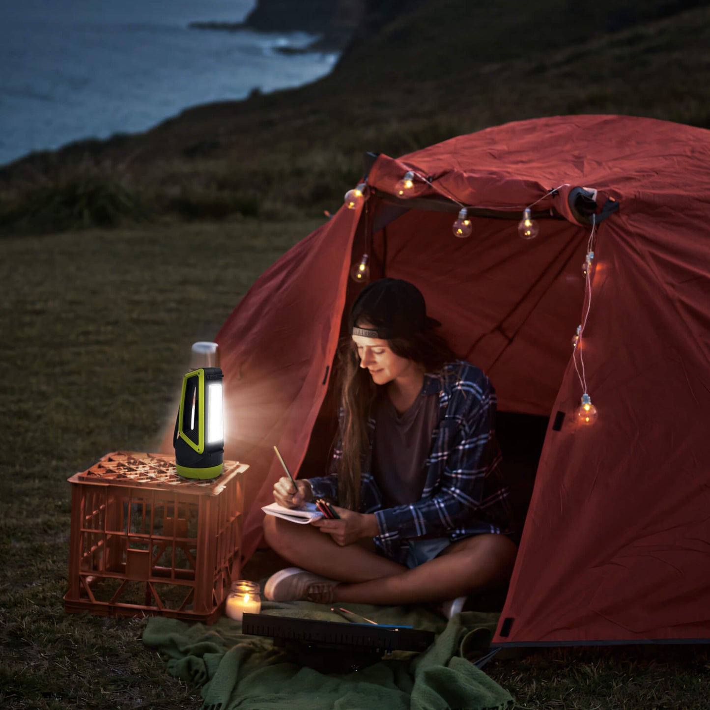 LED Flashlight Rechargeable Spotlight, 3500LM Super Bright Hand Spotlight, Portable Handheld Searchlight, Waterproof Outdoor Torch Light for Security, Camping, Hunting, Hiking