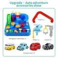 Adventure Race Car Toys for Boys, Race Track Playset Toddler Christmas Birthday Gift for 3-7 Years Old Boys Girls, Education Toys for Kids Children Age 3+