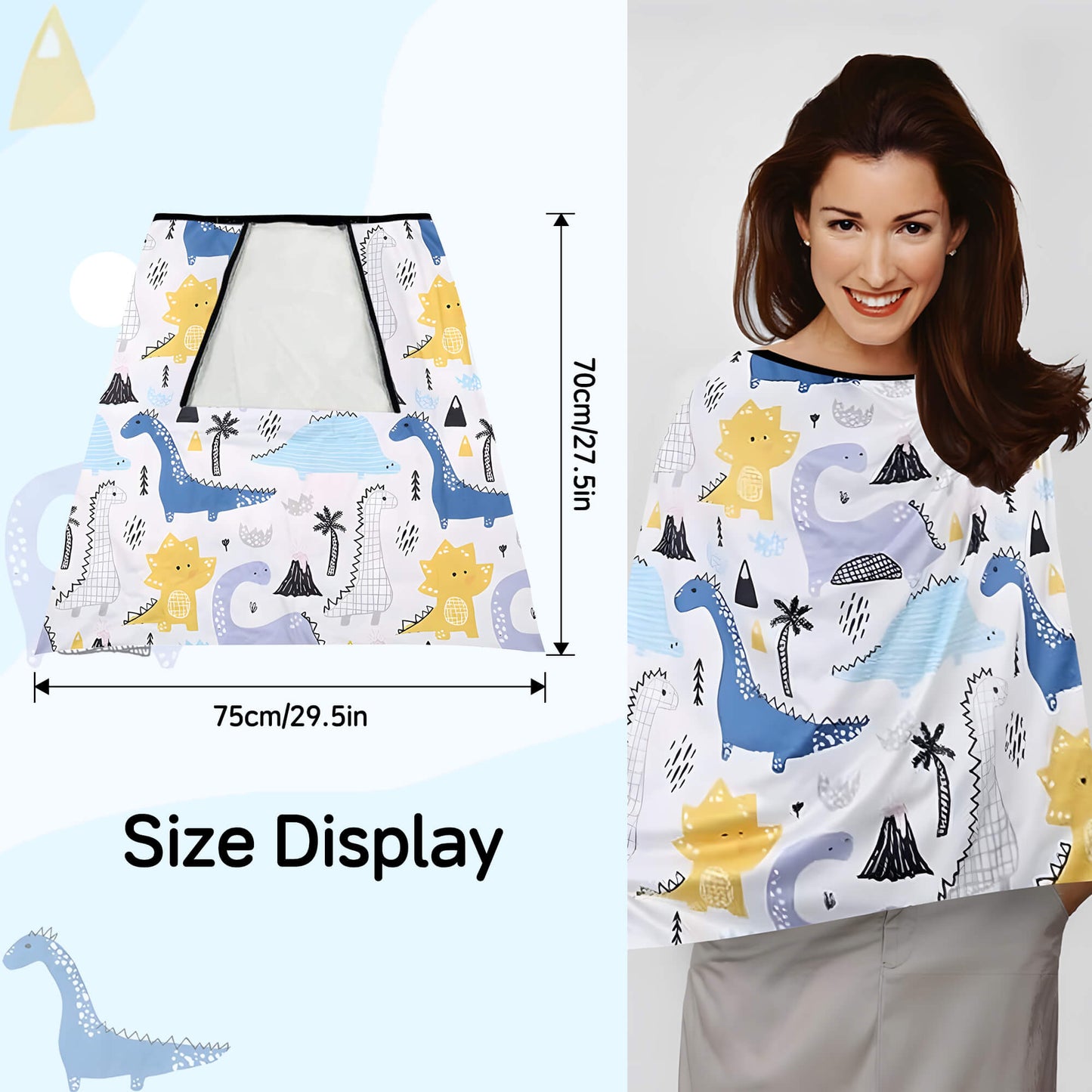 Baby Car Seat Covers, Cozy Babies Carseat Cover with Breathable Peep Window, Winter Car Seat Canopy Protection for Infants, Newborns, Girls, Boys