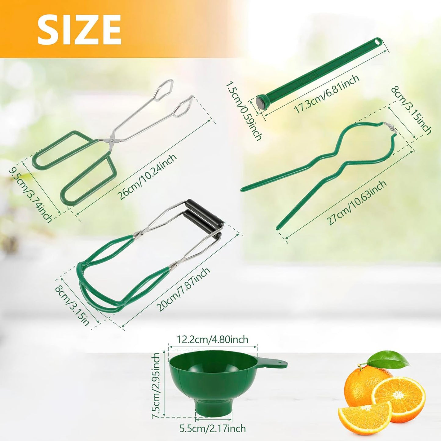 Reichtum Canning Kit, 5 Piece Canning Supplies Starter Kit, Stainless Steel Canning Set for Beginner
