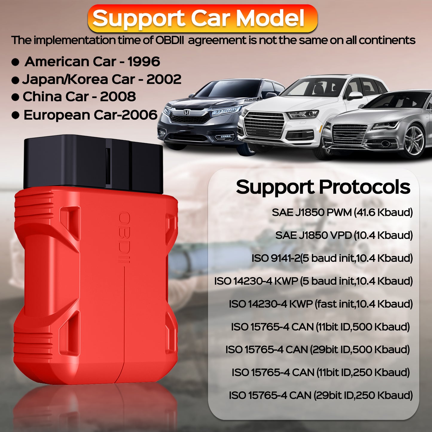 Tidymend OBD2 Scanner Bluetooth, Car Code Reader for iOS & Android, Exclusive APP & No Subscription Fee, OBDII Car Scanner Diagnostic Scan Tool