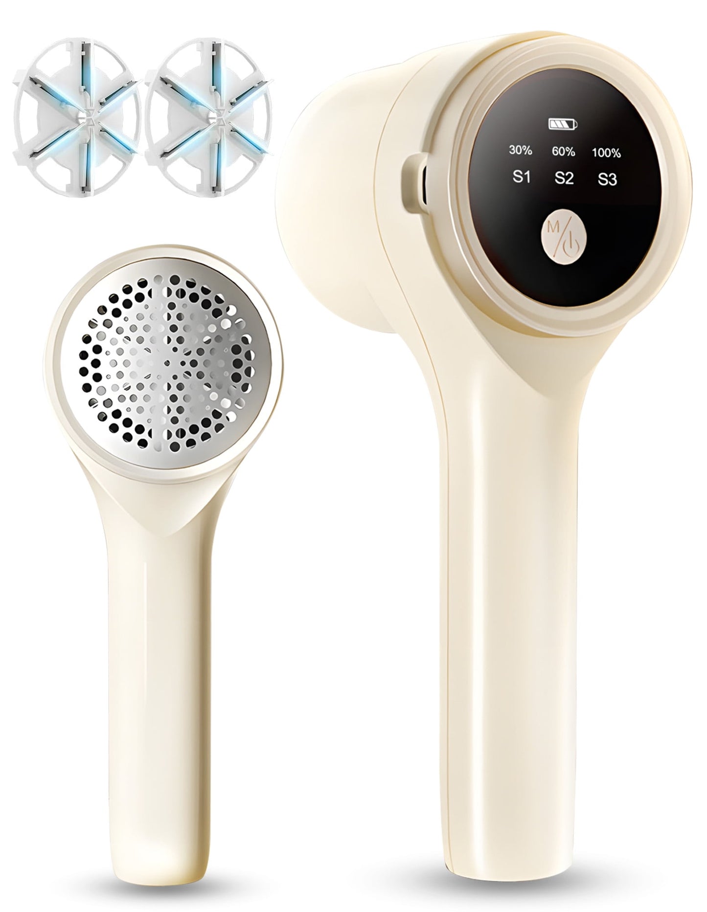 Fixdono Fabric Shaver, Lint Remover Rechargeable, Electric Portable Sweater Defuzzer for Clothes