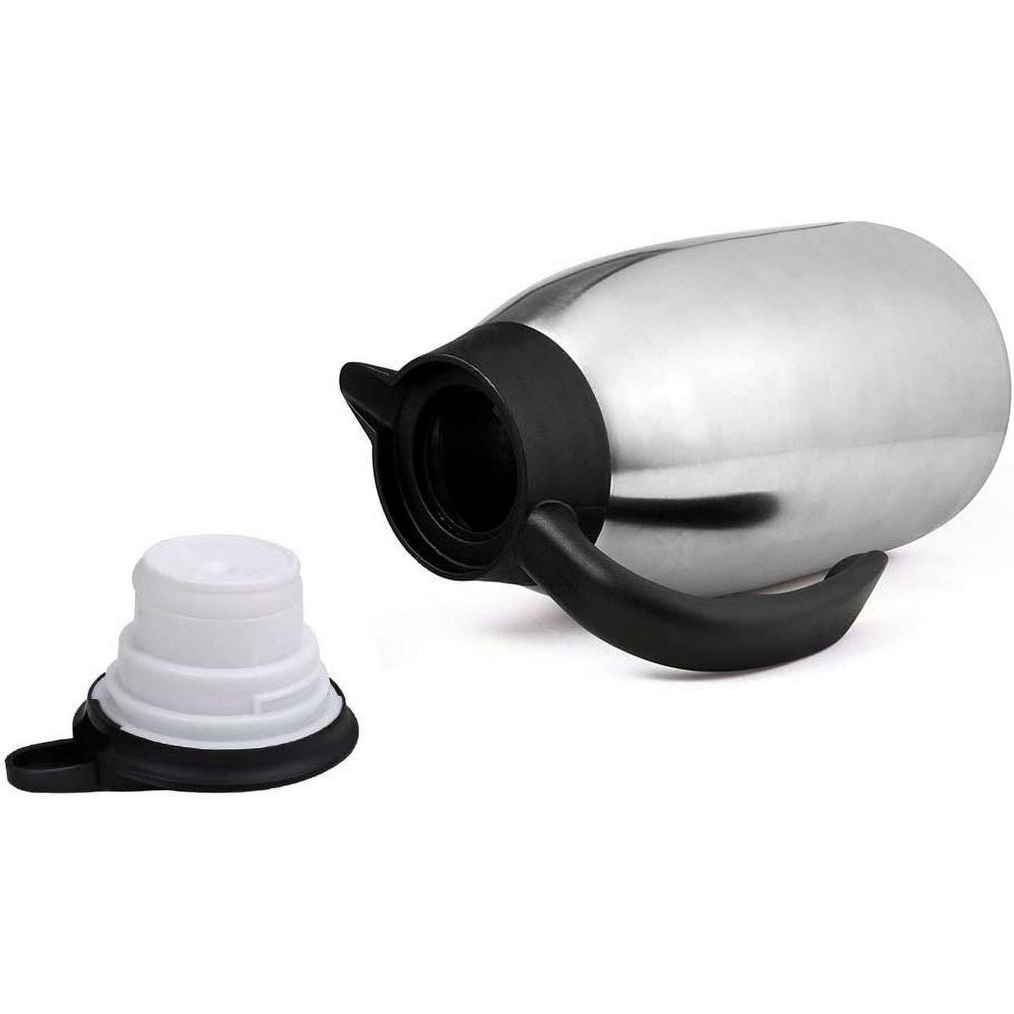 68oz Thermal Coffee Carafe, Stainless Steel Vacuum Insulated Coffee Thermos for Hot and Cold Beverage (Silver)