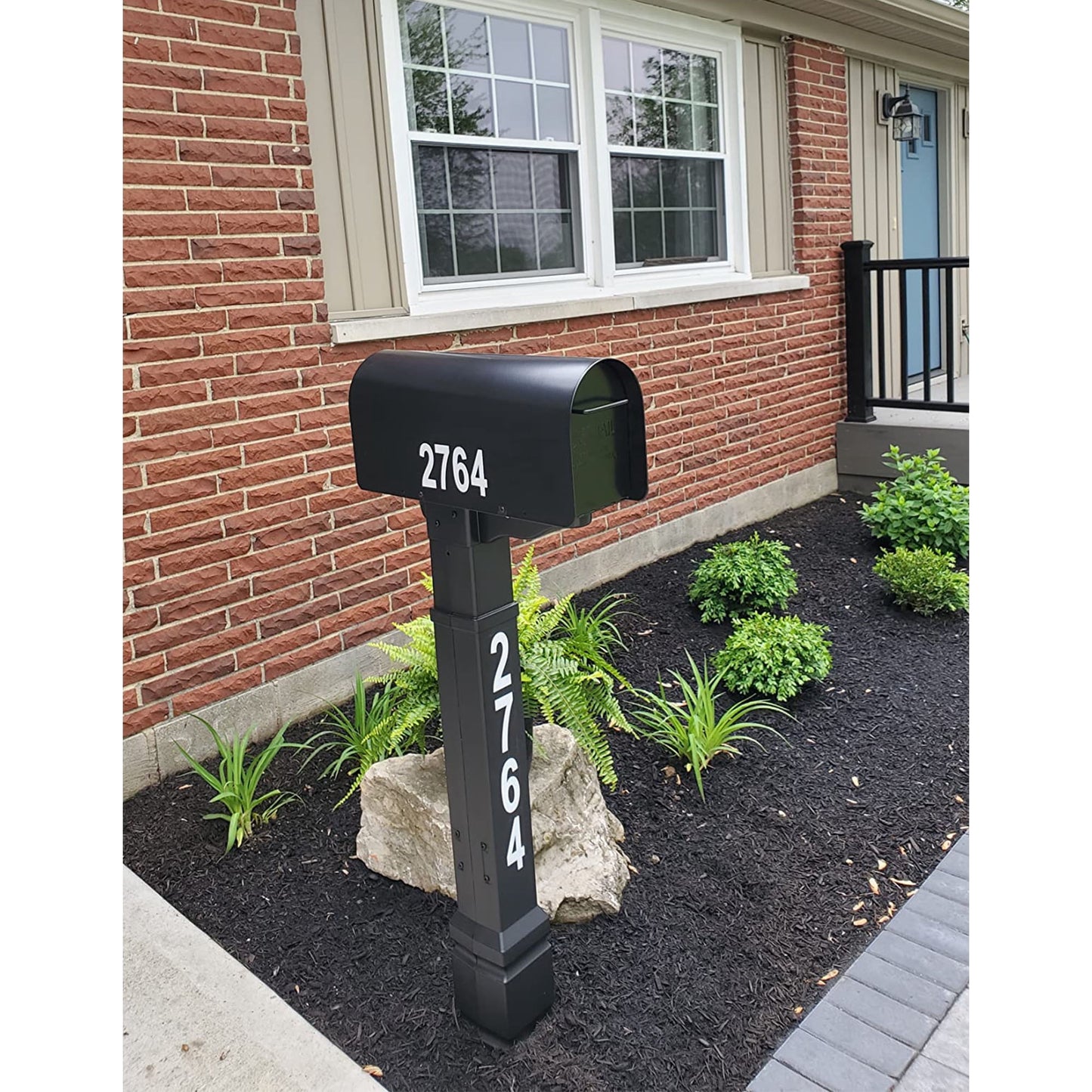Fixdono Reflective Mailbox Numbers for Outside, 5 Sets Waterproof Mailbox Numbers Stickers for Mailbox, Door, Garbage Bins, Self Adhesive