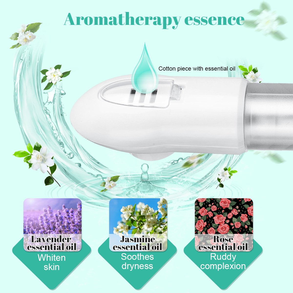 Fixdono Portable Facial Steamer, Nano Ionic Face Steamer with 180°Rotatable Sprayer, Warm/Cold Mist Portable Facial Steamer for Salon and SPA