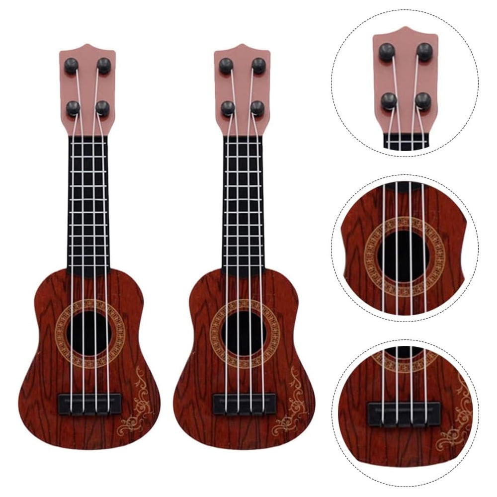 Fixdono Kids Toy Ukulele Guitar, Classical 10 inch 4 String Mini Children Guitar, Educational Musical Instrument Toy for Toddlers and Preschoolers