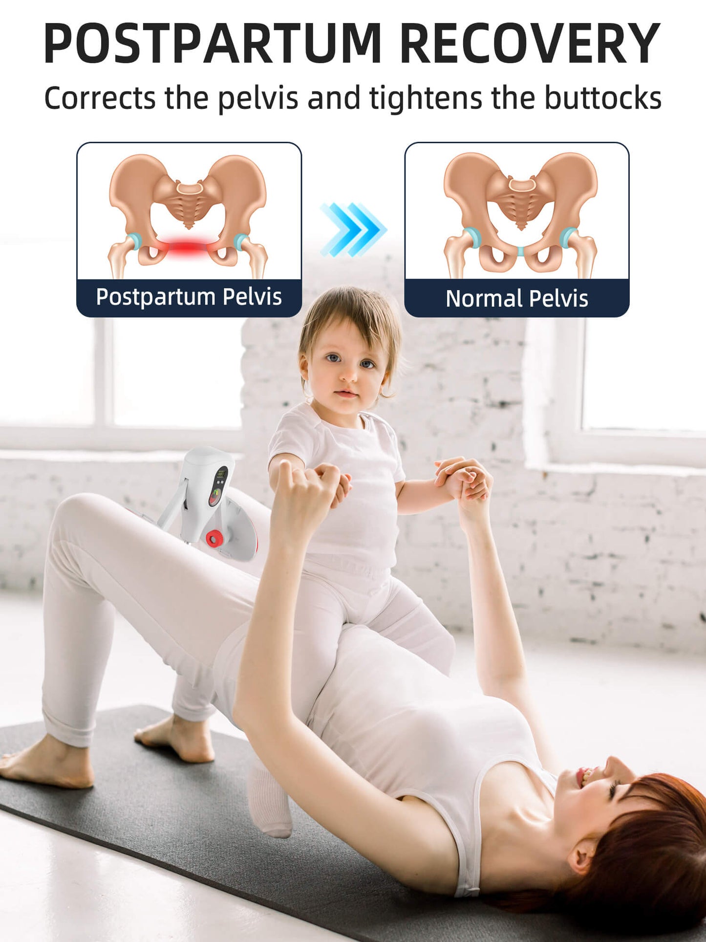 Tidymend Thigh Master 0-77 lbs Adjustable Resistance, Kegel Exerciser Pelvic Floor Muscle with Fixed Leg Straps and Replaceable Handle, Inner Thigh Exerciser for Women Men, Gray