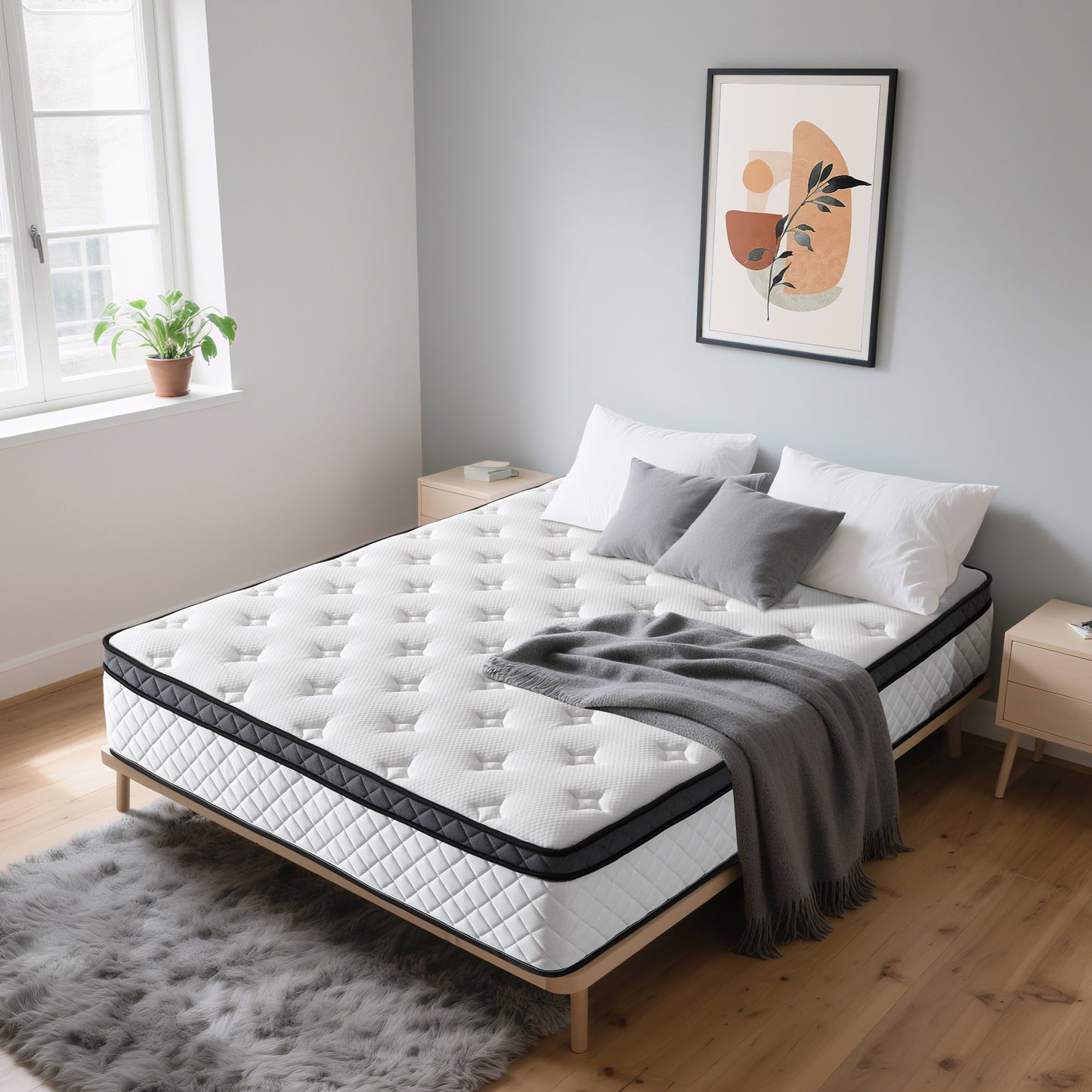 10" Hybrid Mattress in a Box, Adult, Queen