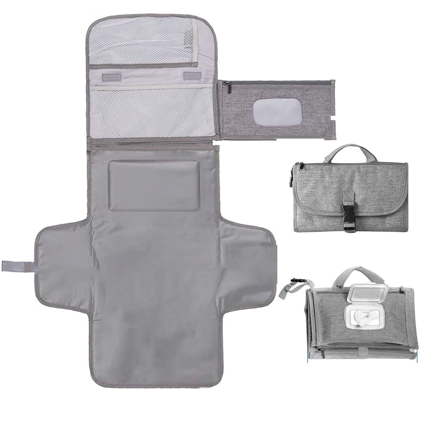 CreWear Portable Diaper Changing Pad for Newborn