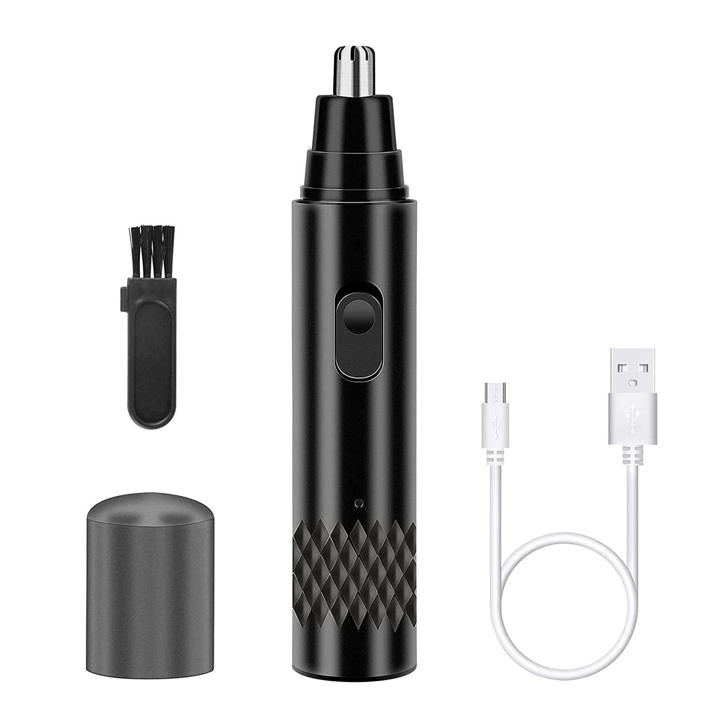 Fixdono Nose Hair Trimmer, Rechargeable Nose Ear Eyebrow Beard Facial Hair Trimmer for Men Women