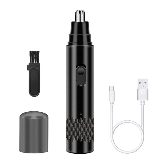 Fixdono Nose Hair Trimmer, Rechargeable Nose Ear Eyebrow Beard Facial Hair Trimmer for Men Women
