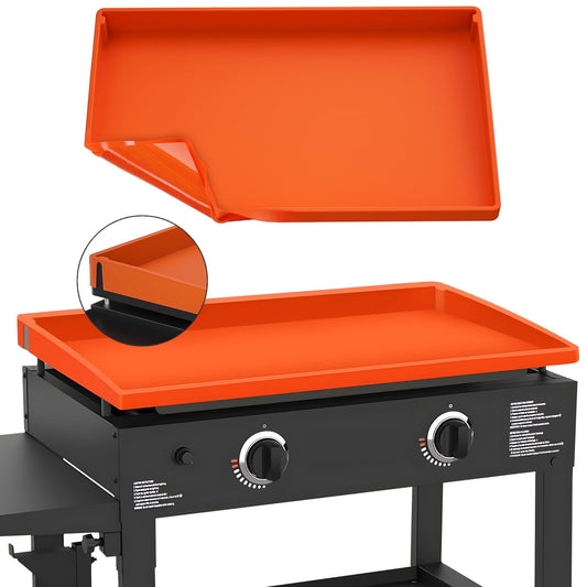 Fixdono 36" Silicone Griddle Mat for Blackstone, Full-Edge Protective, Food-Grade Silicone Griddle Cover, Orange