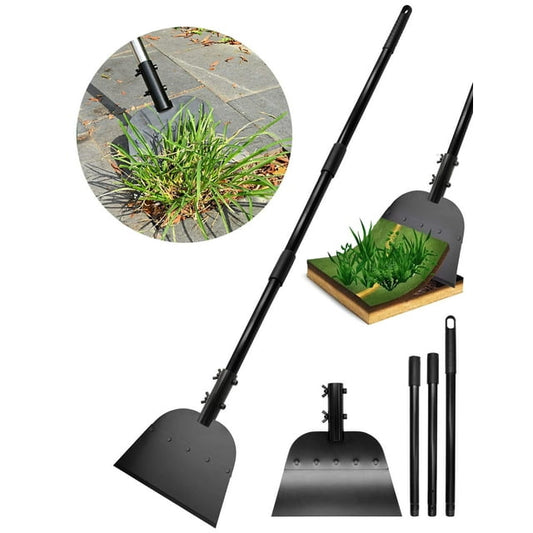 Tidymend Garden Flat Shovel, 54" Garden Cleaning Shovel, Heavy Duty Manual Weeder Metal Floor Scraper Garden Tool for Lawn Edging, Digging, Weeding, Scraping, Ice Remove