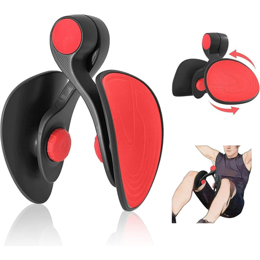 Tidymend Thigh Master Hip Trainer Kegel Exerciser, 48.5 lbs Pelvic Floor Muscle Trainer, Inner Thigh Exercise Equipment for Men Women Home Gym, Black