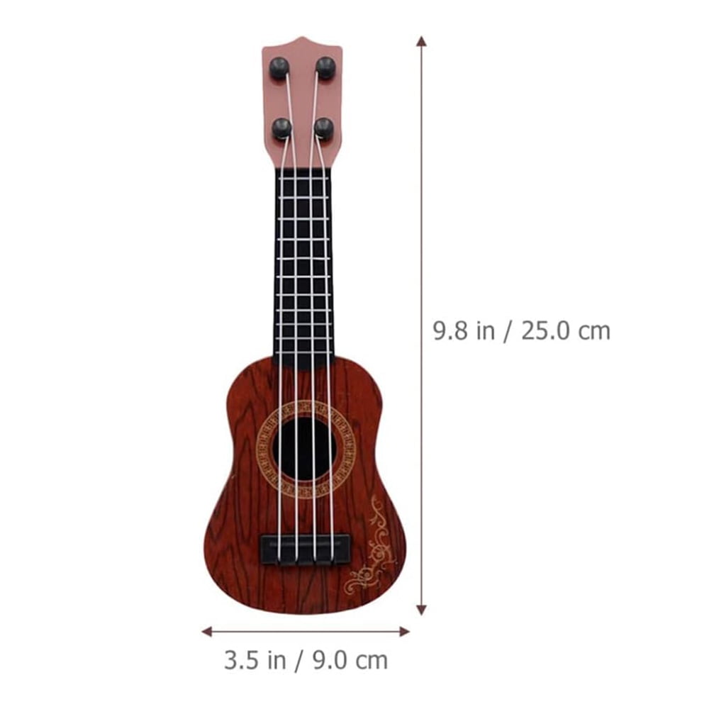 Fixdono Kids Toy Ukulele Guitar, Classical 10 inch 4 String Mini Children Guitar, Educational Musical Instrument Toy for Toddlers and Preschoolers
