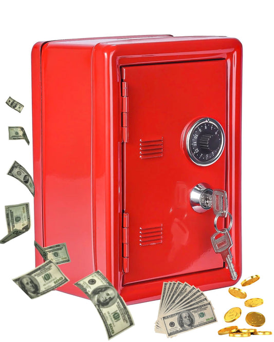 Fixdono Piggy Bank for Kids, Money Bank Toys Money Saving Box Gift for Boys Girls Ages 4+ Years